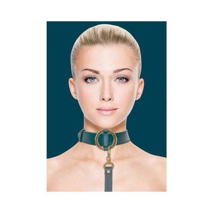 Ouch Halo Collar With Leash Green Default Title Shots America Toys - Fetish