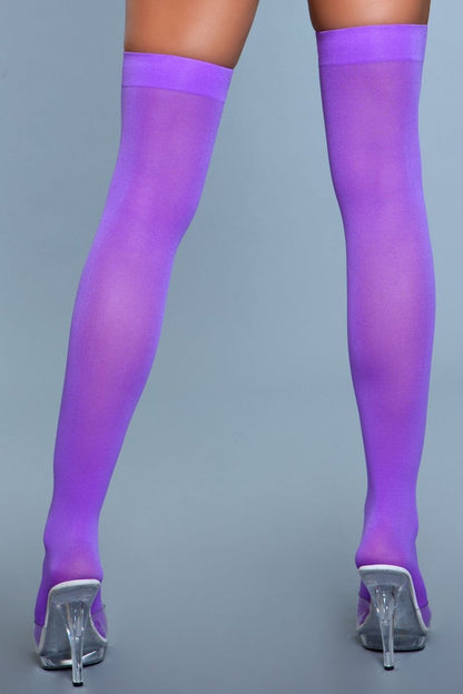 1932 Opaque Nylon Thigh Highs Be Wicked Women - Lingerie - Hosiery