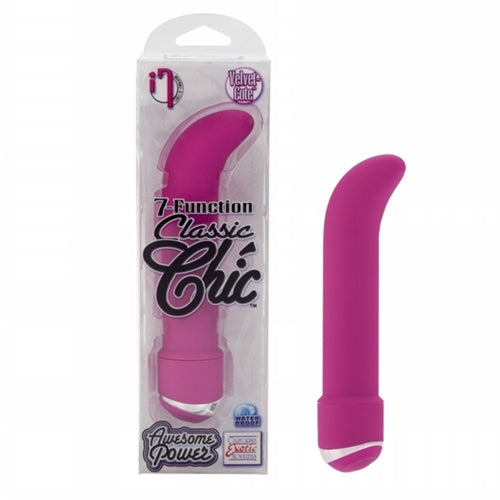 7 Function Classic Chic -Mini G Vibe - Pink Default Title CalExotics - California Exotic Novelties Toys - Vibrators