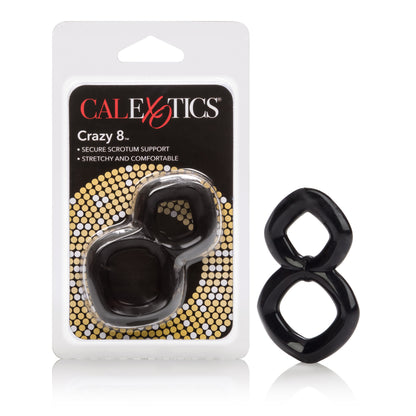 Crazy 8 Ring - Black Default Title CalExotics - California Exotic Novelties Toys - Cockrings