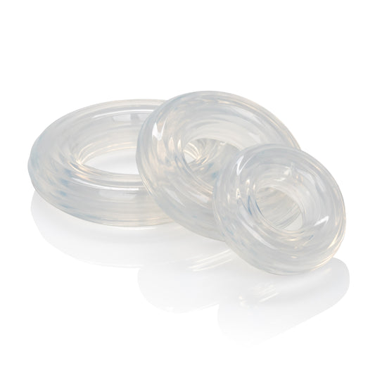 Premium Silicone Ring Set Default Title CalExotics - California Exotic Novelties Toys - Cockrings