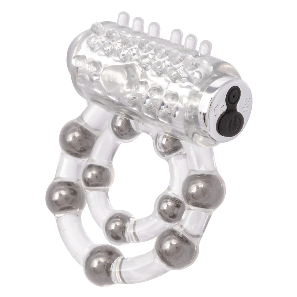 Maximus Enhancement Ring 10 Stoker Beads Rechargeable Default Title CalExotics - California Exotic Novelties Toys - Cockrings