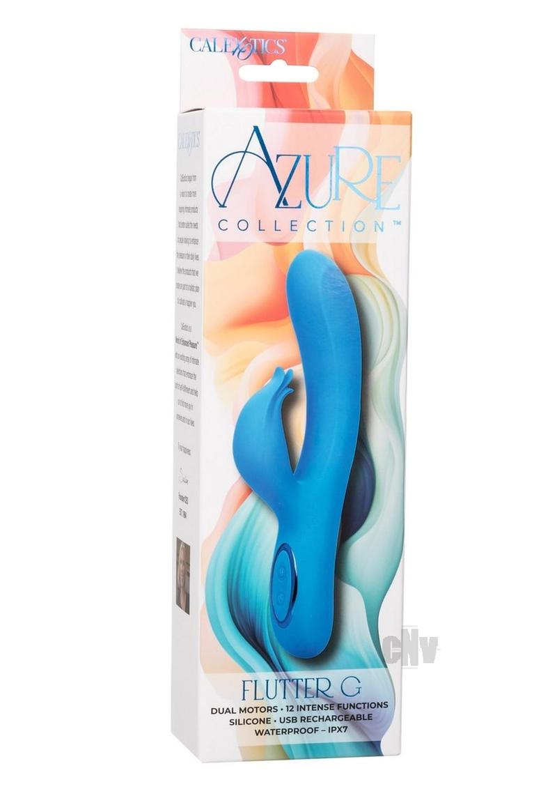 Azure Coll Flutter G Blue Default Title CalExotics - California Exotic Novelties Toys - Vibrators