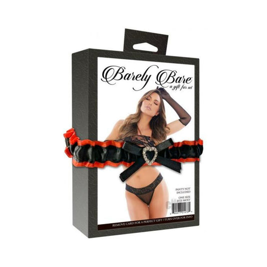 Barely Bare Love Gloves Black Os Default Title Barely Bare Adult - Novelties