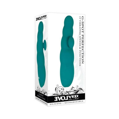 Evolved G-spot Perfection Silicone Rechargeable Teal Default Title Evolved Novelties Toys - Vibrators