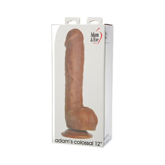 Adam & Eve Adam''s Colossal 12 in. Dildo Brown