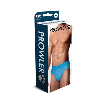 Prowler Lace Open Back Brief Neon Blue M Default Title Prowler Man