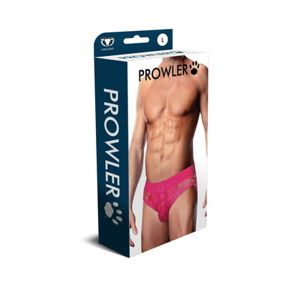 Prowler Lace Open Back Brief Pink L Default Title Prowler Man