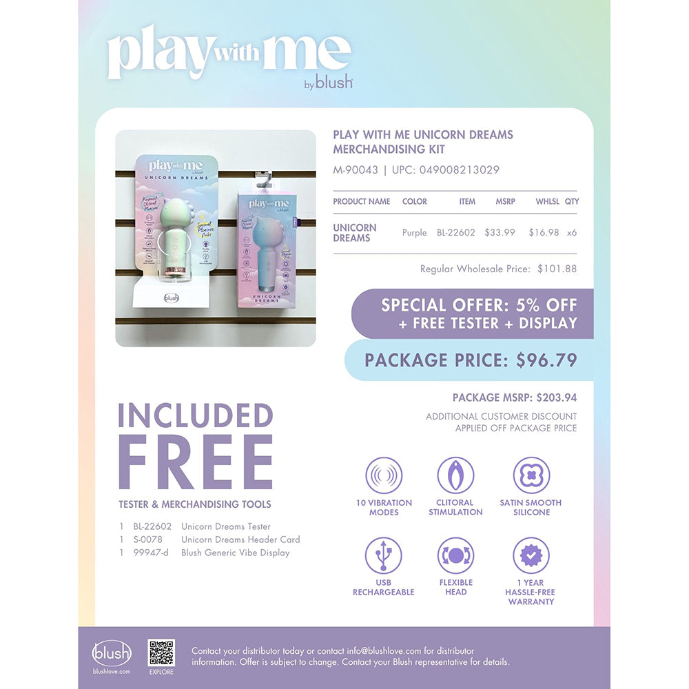 Play With Me Unicorn Dreams Merchandising Kit