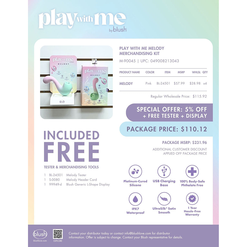Play With Me Melody Merchandising Kit