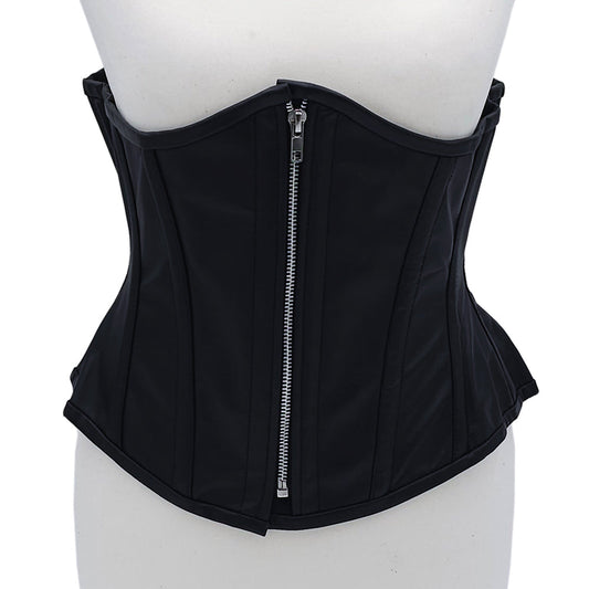 Rouge Leather Corset Black 3XL/4XL