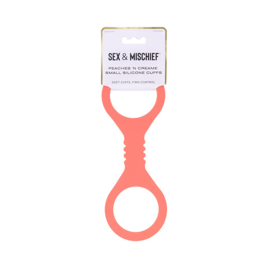 Sportsheets Sex & Mischief Peaches ''n CreaMe Small Silicone Cuffs