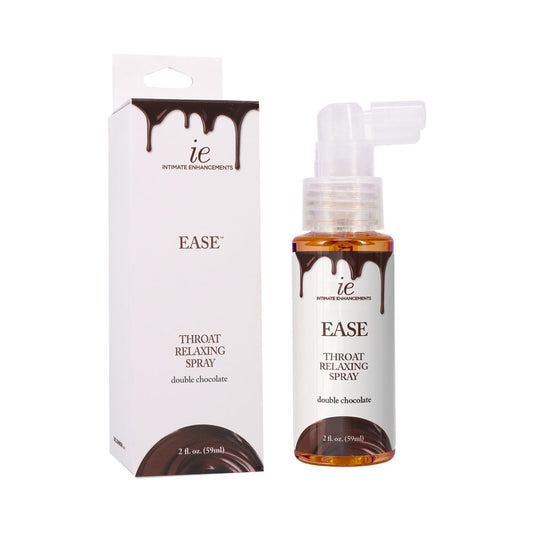 Intimate Enhancements Ease Throat Relaxing Spray Double Chocolate 2 oz.