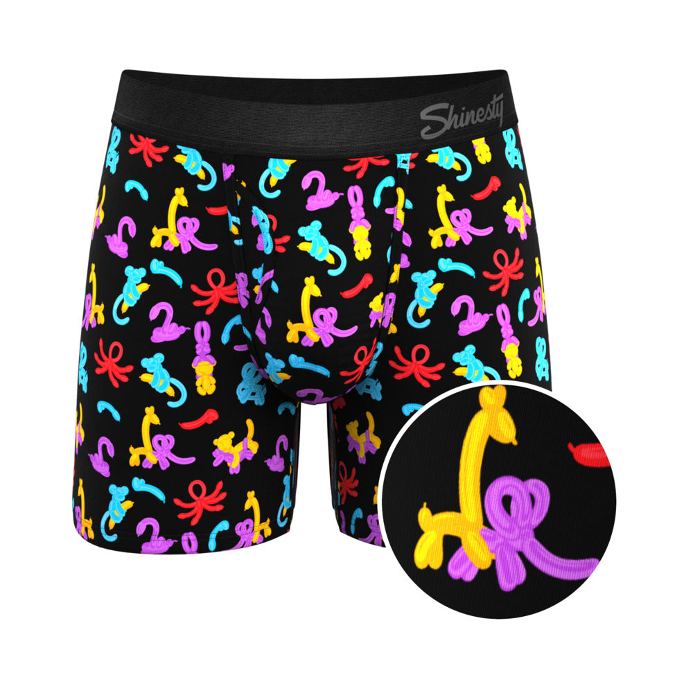 Shinesty The Knot Tonights Balloon Animal Ball Hammock Pouch Underwear with Fly S