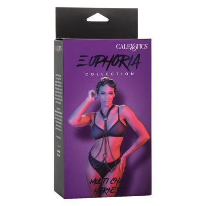 Euphoria Collection Multi Chain Harness - Black Default Title CalExotics - California Exotic Novelties Toys - Fetish