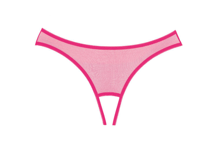 Adore Expose Panty Hot Pink O/s Allure Lingerie Women - Lingerie - Panty