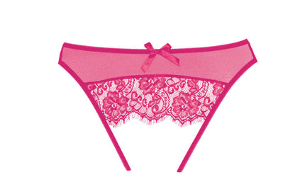 Adore Expose Panty Hot Pink O/s Allure Lingerie Women - Lingerie - Panty
