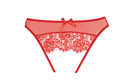 Adore Expose Panty Red O/s Allure Lingerie Women - Lingerie - Panty