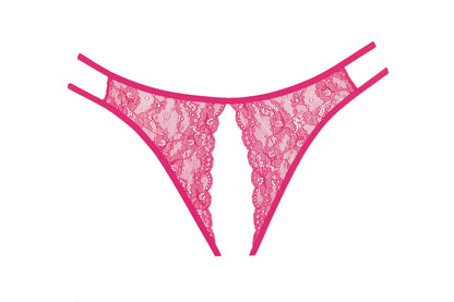 Adore Sweet Honey Panty Hot Pink O/s Allure Lingerie Women - Lingerie - Panty