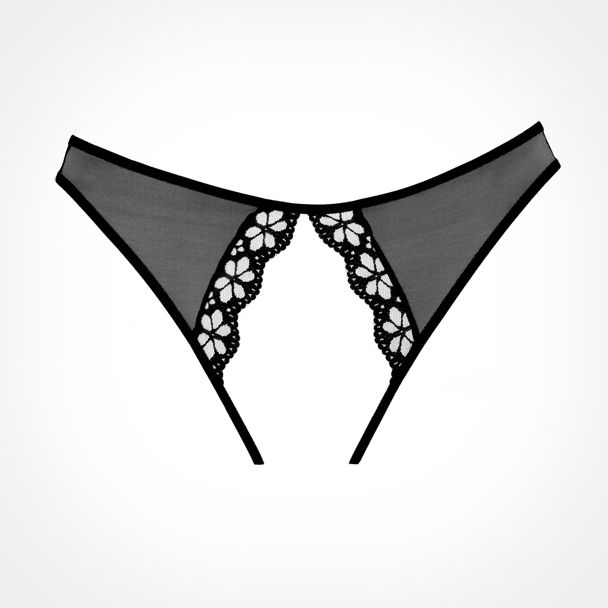 Adore Mirabelle Plum Panty Black O/S Allure Lingerie Women - Lingerie - Panty