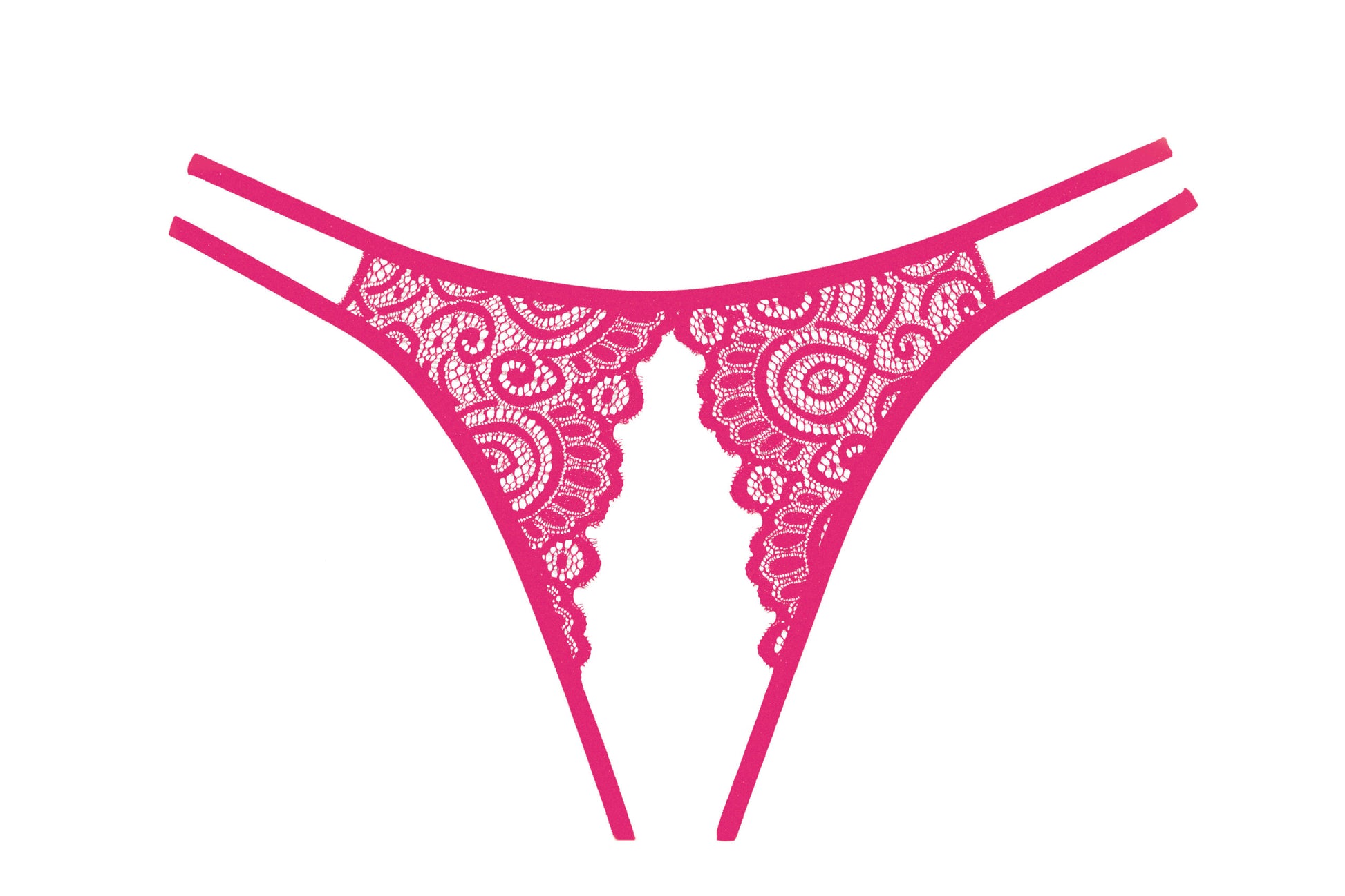 Adore Lovestruck Panty Hot Pink O/s Allure Lingerie Women - Lingerie - Panty