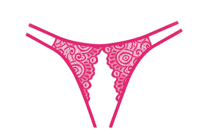 Adore Lovestruck Panty Hot Pink O/s Allure Lingerie Women - Lingerie - Panty