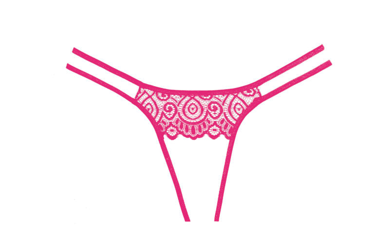Adore Lovestruck Panty Hot Pink O/s Allure Lingerie Women - Lingerie - Panty