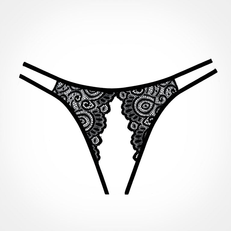 Adore Lovestruck Panty Black O/s Allure Lingerie Women - Lingerie - Panty