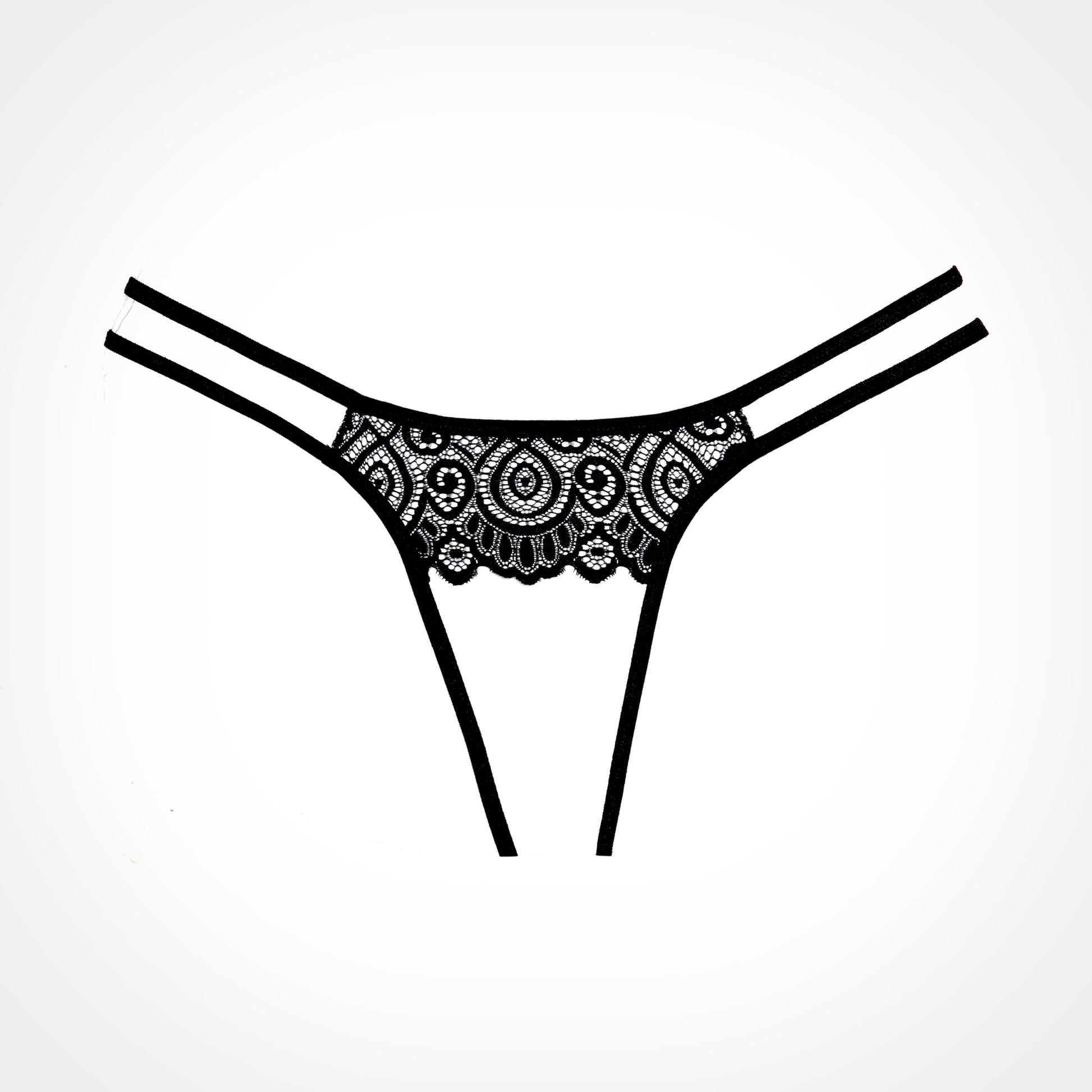 Adore Lovestruck Panty Black O/s Allure Lingerie Women - Lingerie - Panty