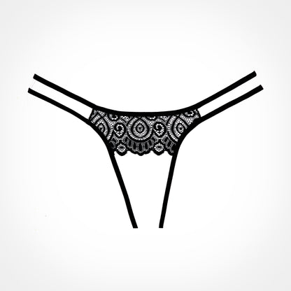 Adore Lovestruck Panty Black O/s Allure Lingerie Women - Lingerie - Panty