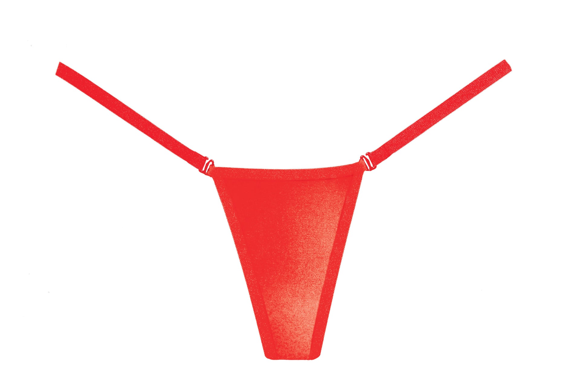 Adore Between The Cheats Wetlook Panty Red O/s Allure Lingerie Women - Lingerie - Panty