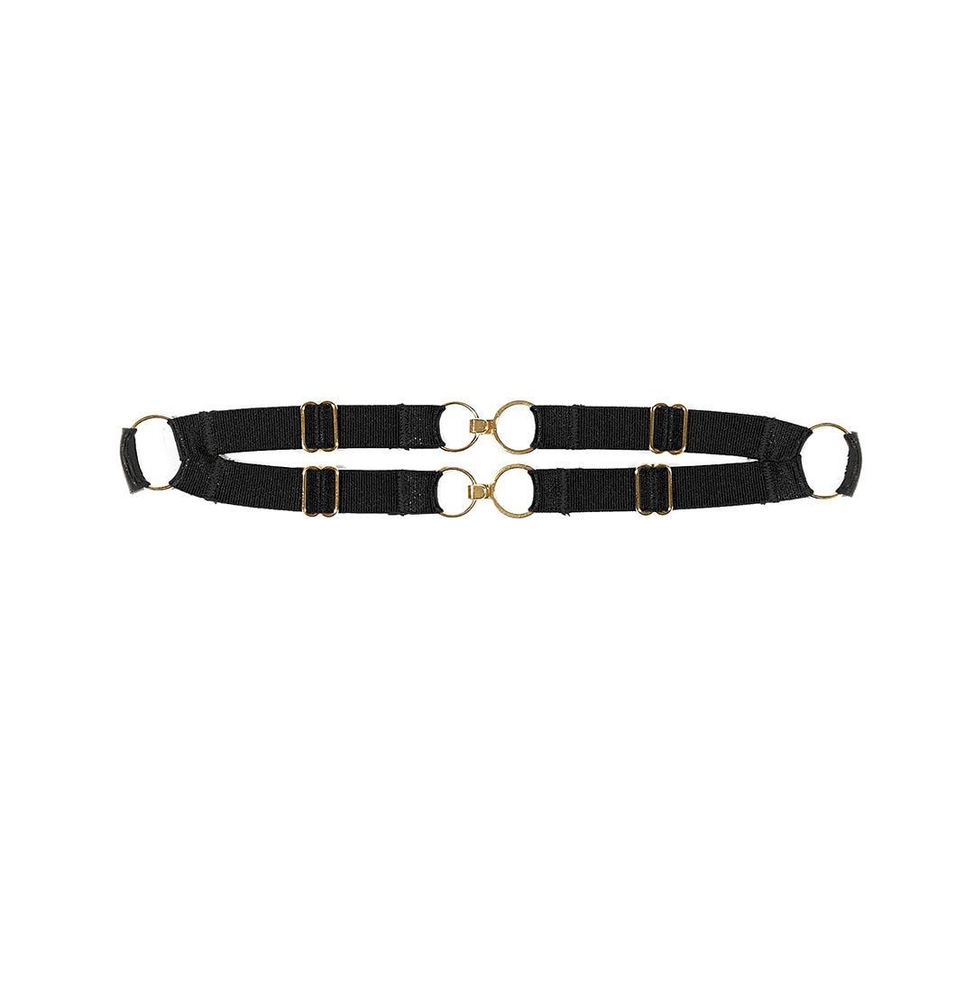 Adore I'm Yours Double Collar Black O/s Allure Lingerie Toys - Fetish