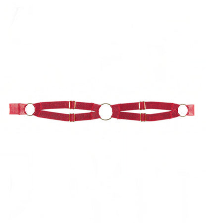 Adore Come With Me Leg Garters Red O/s Allure Lingerie Women - Lingerie - Garters