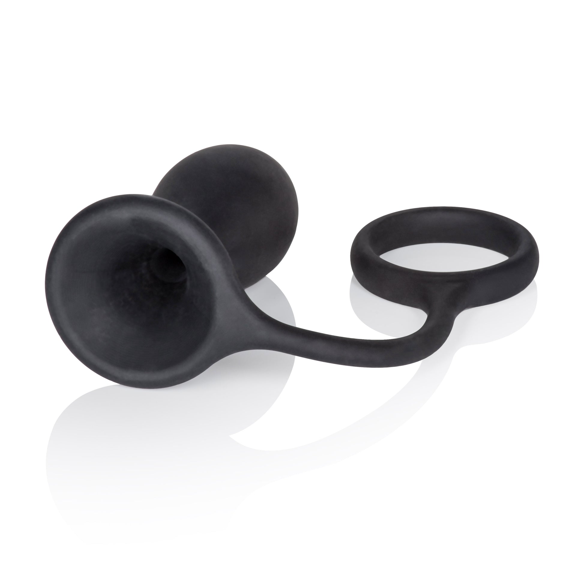 Dr. Joel Kaplan Prostate Probe and Ring - Black Default Title CalExotics - California Exotic Novelties Toys - Anal Toys