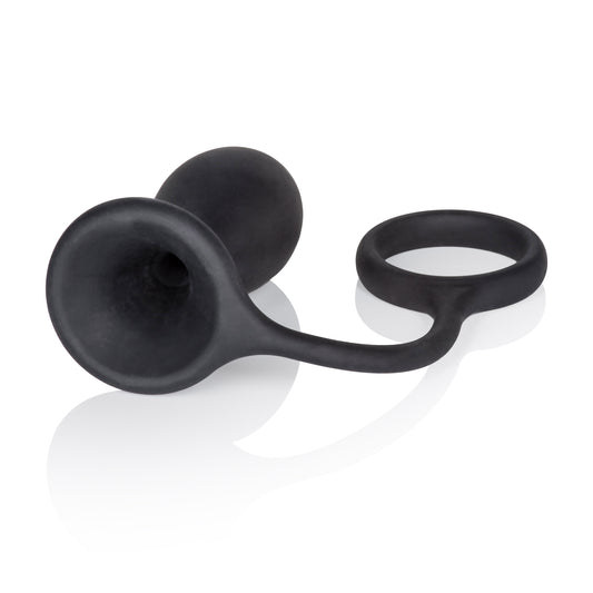 Dr. Joel Kaplan Prostate Probe and Ring - Black Default Title CalExotics - California Exotic Novelties Toys - Anal Toys