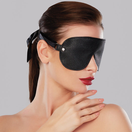 Adore Ribbon Tie Up Mask-Black Default Title Allure Lingerie Toys - Fetish