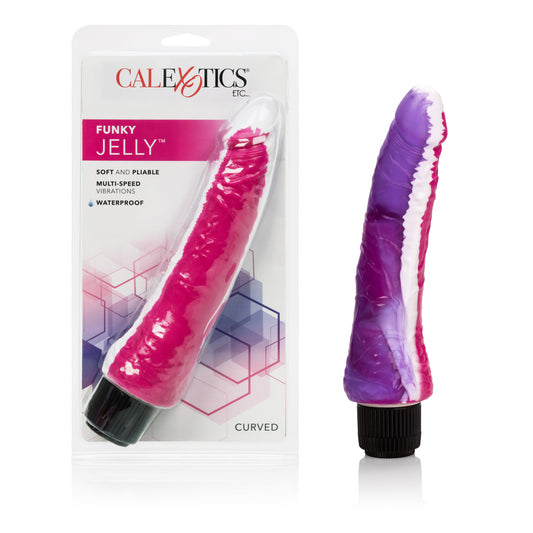 Funky Jelly Vibe 7.5 Inches - Pink/purple Default Title CalExotics - California Exotic Novelties Toys - Vibrators