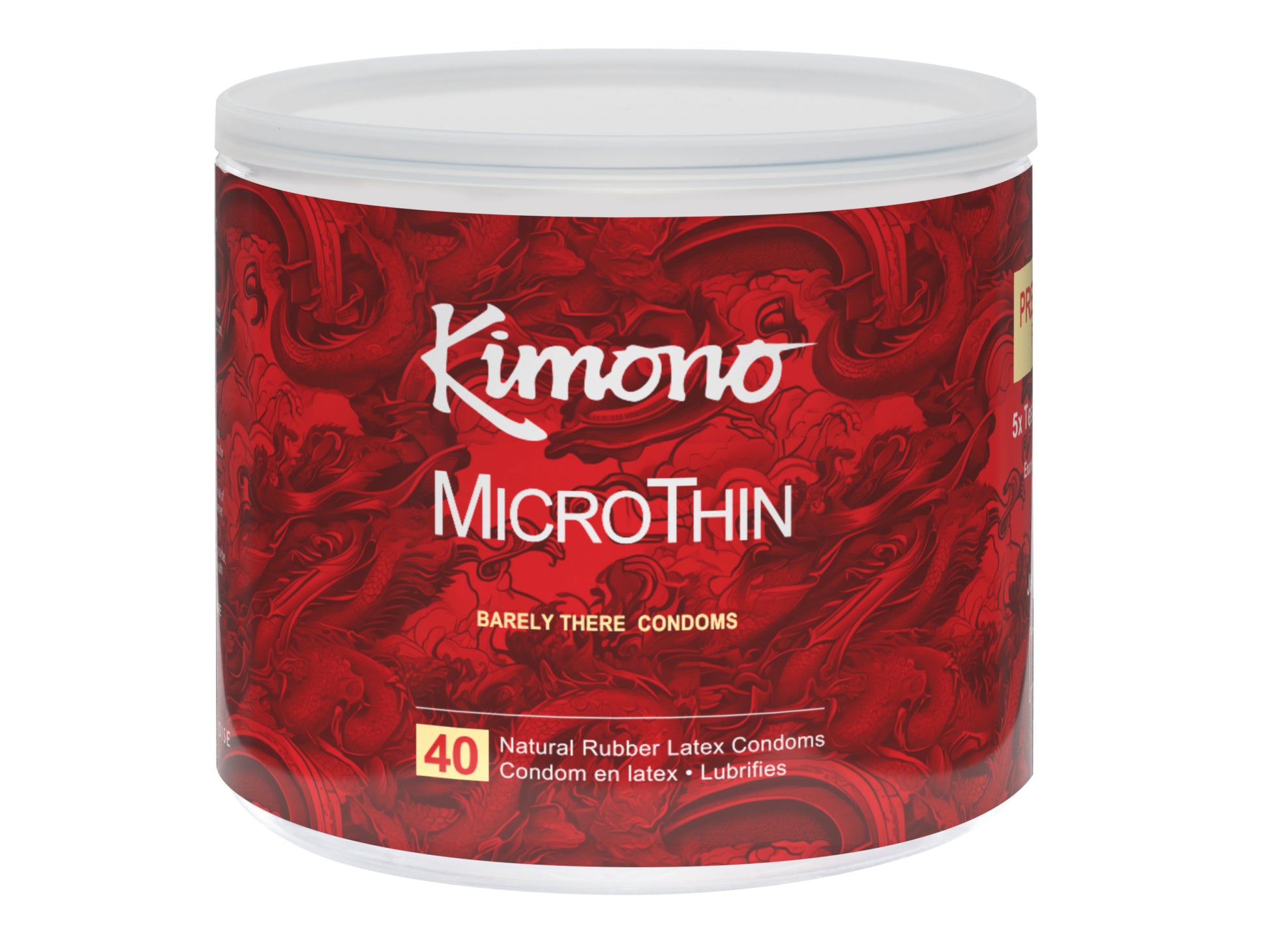 Kimono Bowl Microthin 40 Count Condoms Default Title Paradise Marketing Sexual Wellness - Condoms