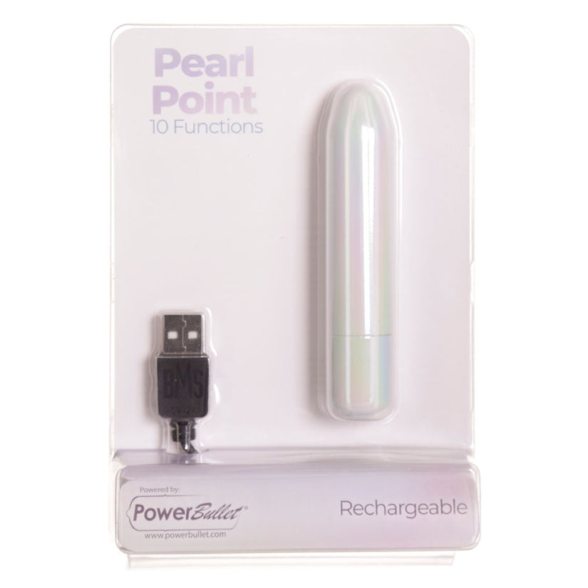PowerBullet Pearl Point Bullet-Pearlescent Default Title BMS ENTERPRISES Toys - Vibrators
