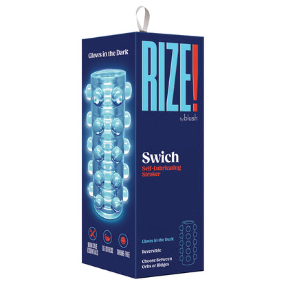 Rize Switch Glow In The Dark Self Lubricating Stroker-Clear VEE INTERNATIONAL Toys - Masturbators