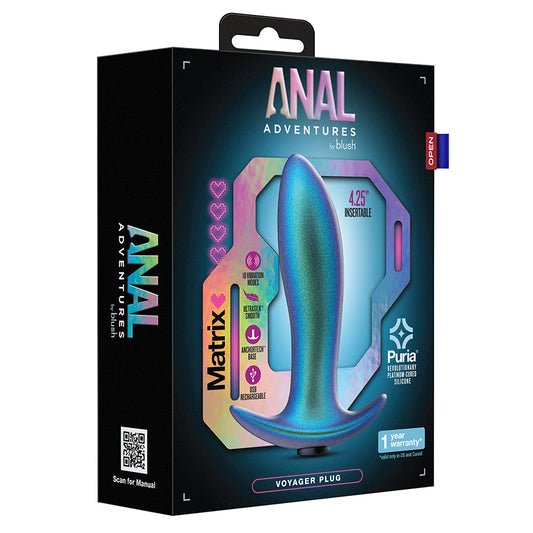 Anal Adventures Matrix Voyager Plug-Neptune Teal
