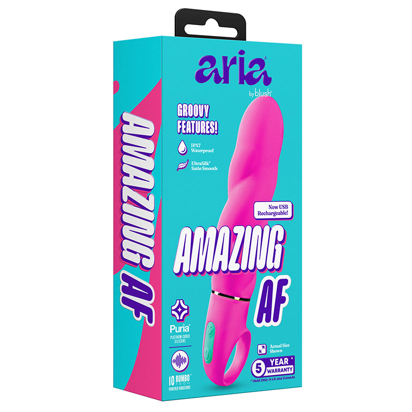 Aria Rechargeable Vibe Amazing AF-Fuchsia