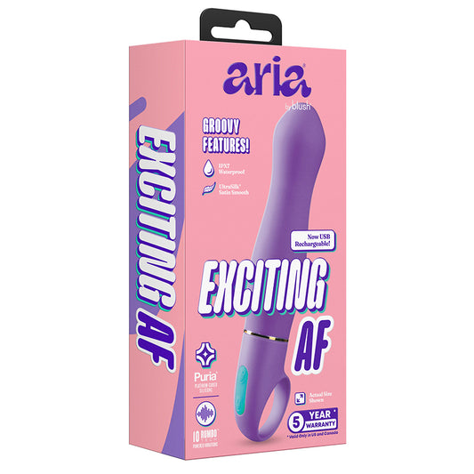 Aria Rechargeable Vibe Exciting AF-Indigo
