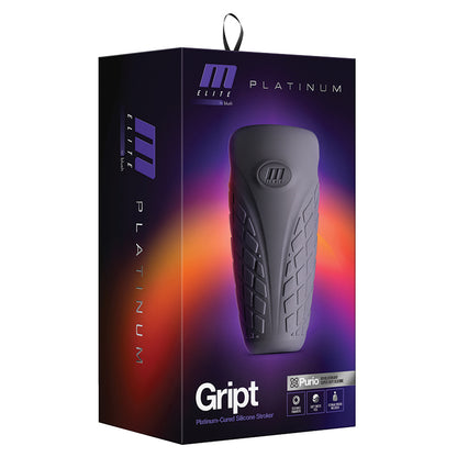 M Elite Platinum Gript-Black VEE INTERNATIONAL Toys - Masturbators