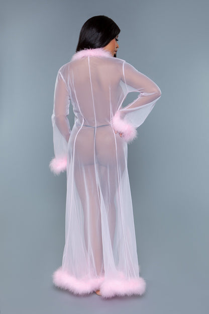 BW1650 Marabou Robe Be Wicked Women - Sleepwear - Robes