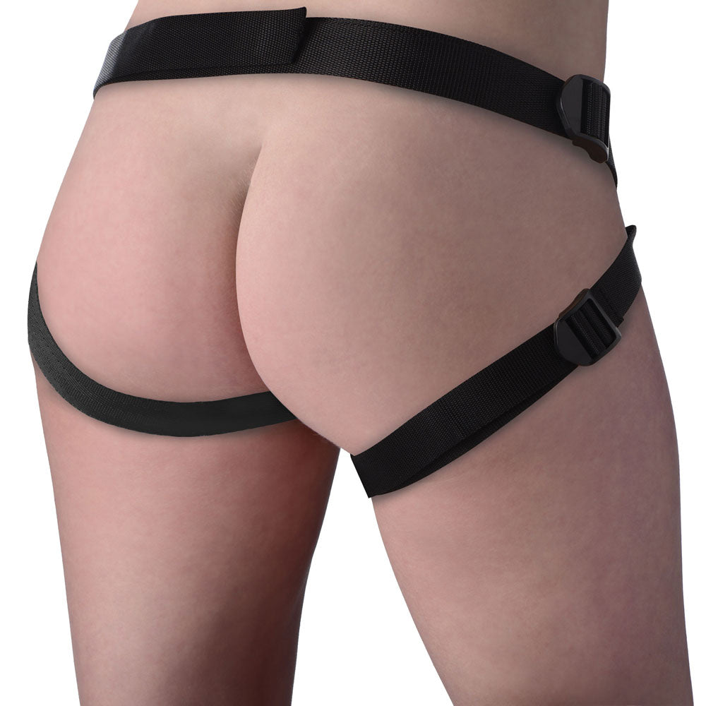 Seducer 7 Inch Silicone Dildo With Harness Default Title XR Brands Toys - Fetish