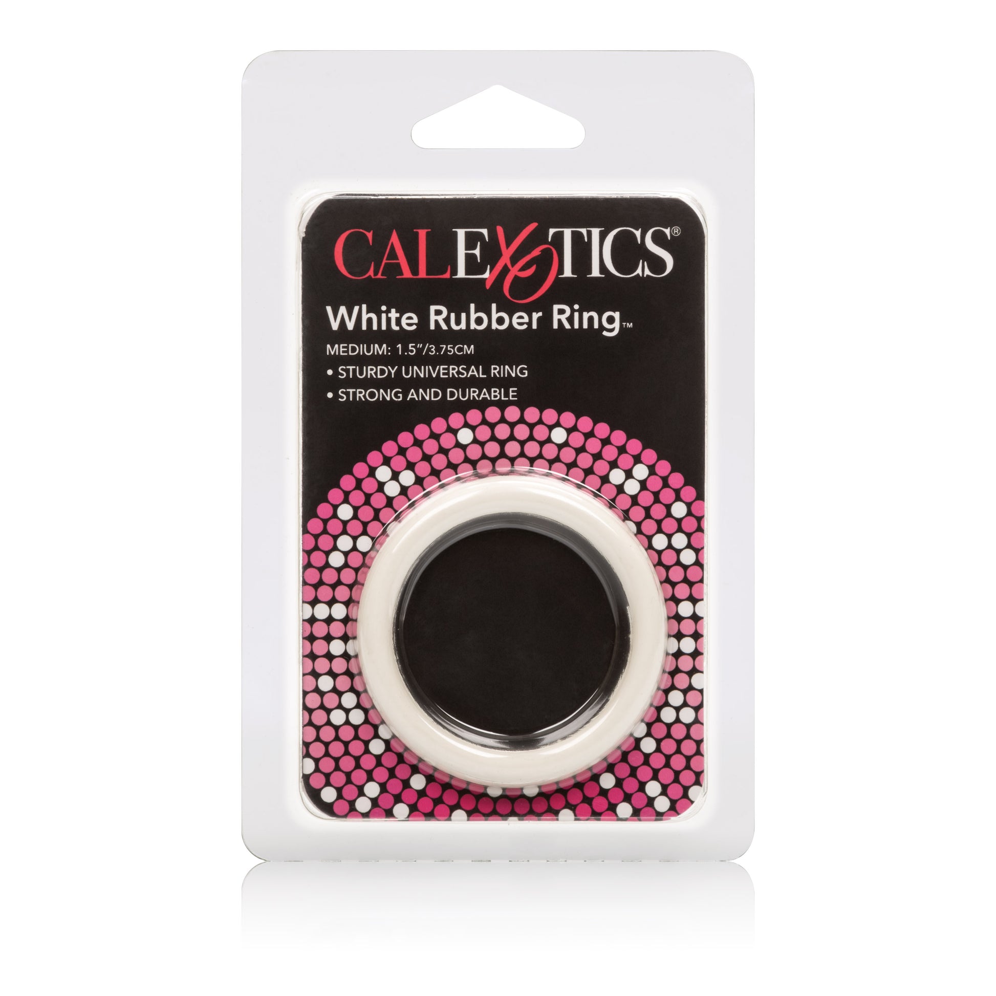 Rubber Ring - Medium - White Default Title CalExotics - California Exotic Novelties Toys - Cockrings