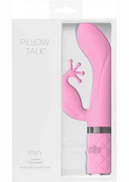 Pillow Talk Kinky Clitoral W/ Swarovski Crystal Pink Default Title BMS ENTERPRISES Toys - Vibrators