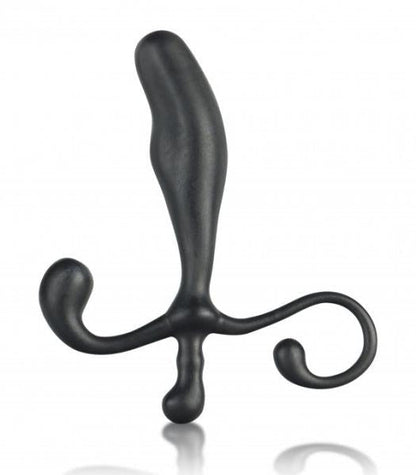 C & B Gear Male P-Spot Massager 5 inches Black Default Title Blue Line Men Toys - Anal Toys