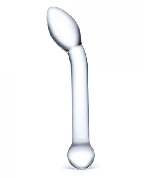 Glas 8 inches Slimline G-Spot Glass Dildo Clear Default Title Glas Toys - Glass Toys